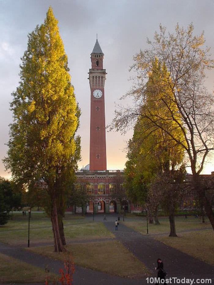 famous Clock towers: Old Joe, University of Birmingham
