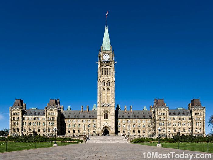 famous Clock towers: The Peace Tower