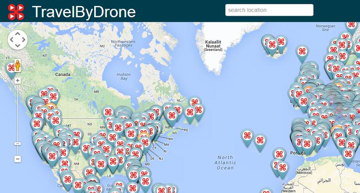 interactive flight map