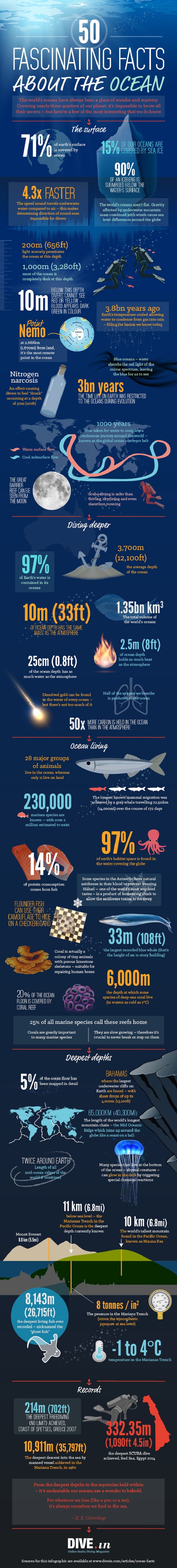 50 facts about the ocean