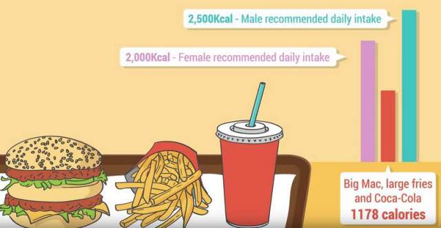 Calorie Chart For Mcdonald S Food