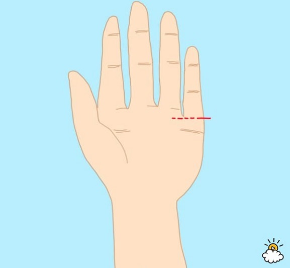 personality test - low set pinky finger
