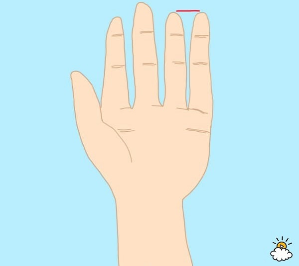 personality test - ring and pink fingers are the same length
