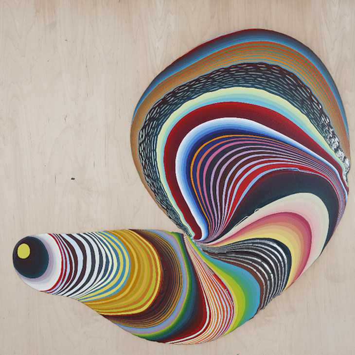 WATCH: Holton Rower's Pour Paintings