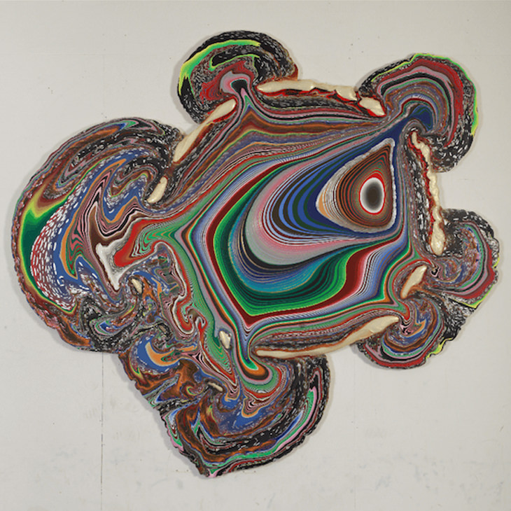 WATCH: Holton Rower's Pour Paintings
