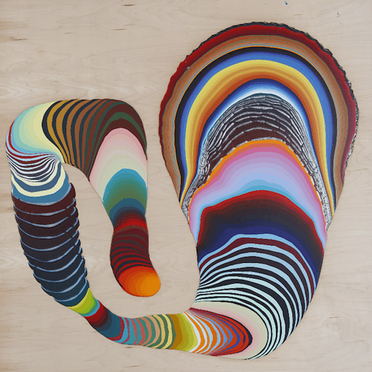 WATCH: Holton Rower's Pour Paintings