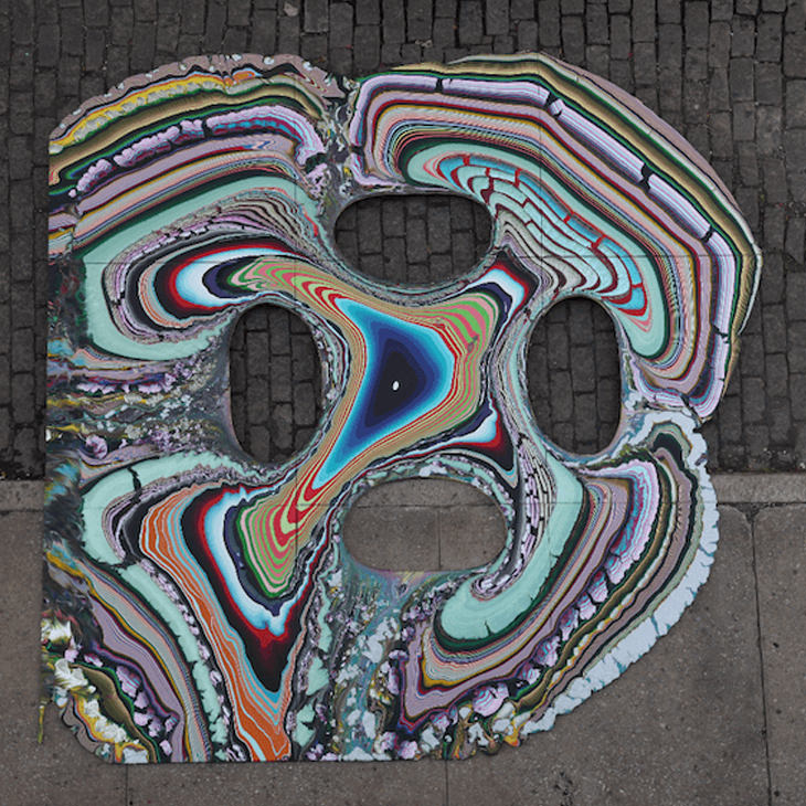 WATCH: Holton Rower's Pour Paintings