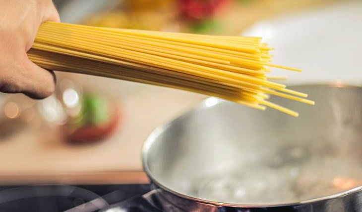 cooking pasta