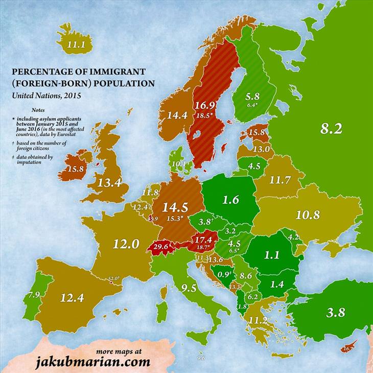 4 Maps Showing the Effects of European Immigration