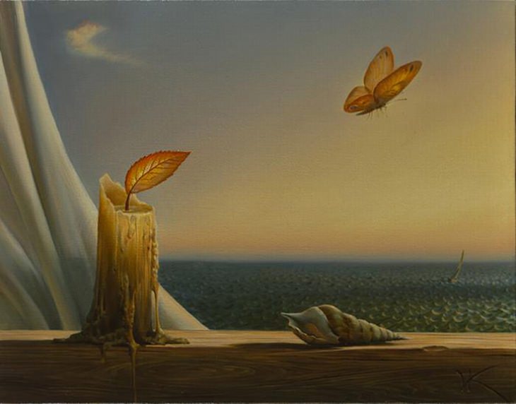 Vladimir Kush's Otherworldly Surreal Paintings