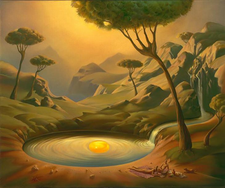 Vladimir Kush's Otherworldly Surreal Paintings