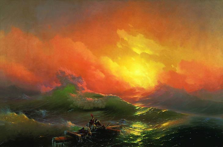paintings of waves