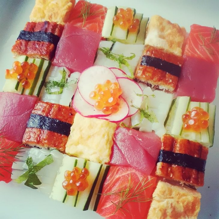 sushi, art