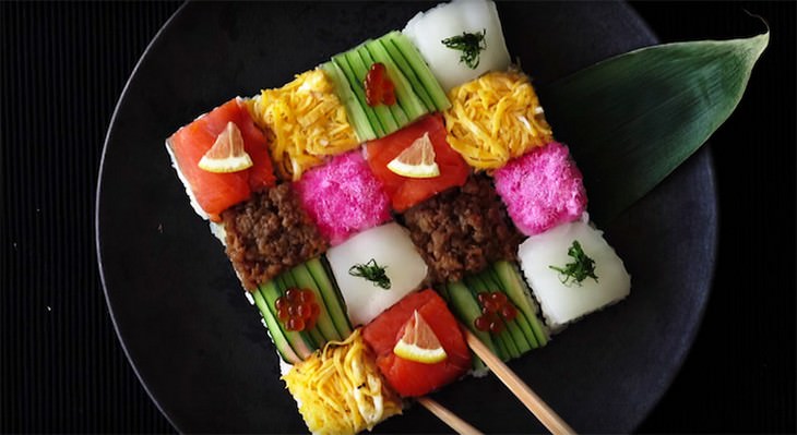 sushi, art