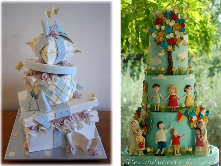 cakes, beautiful, artistic