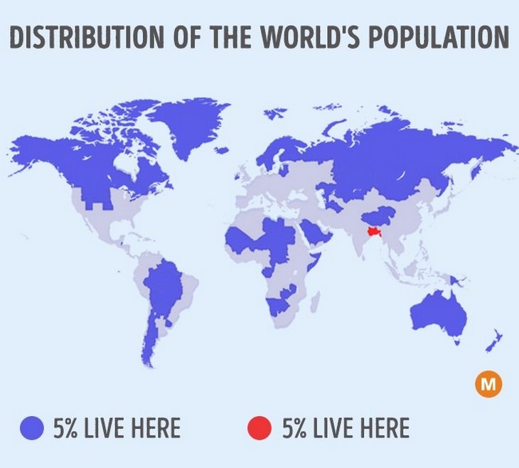 10 Fascinating Maps Where Do Most of Us Live?