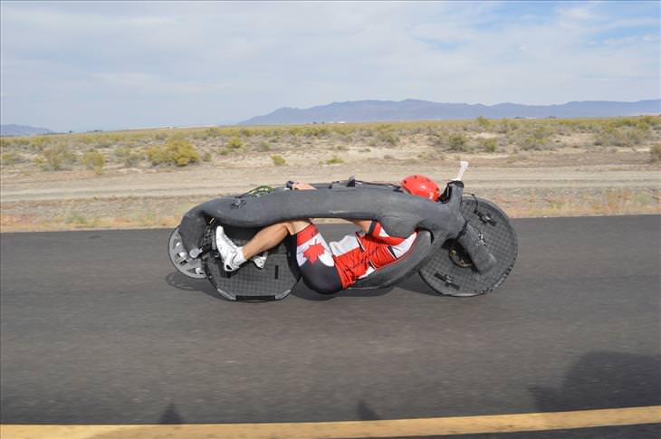 WATCH: History's Fastest Human-Powered Vehicle