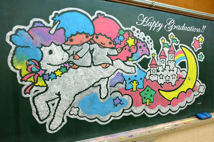 art, chalkboard, teacher, Japan