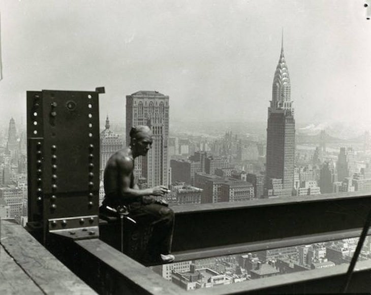 laborers, US, buildings, construction