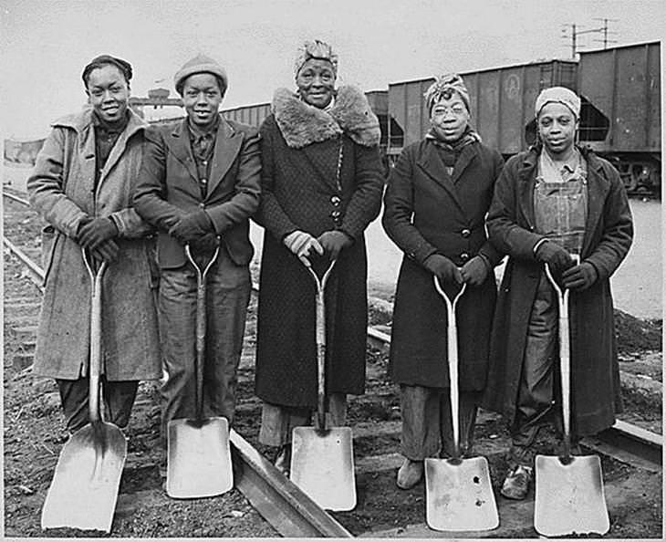 laborers, US, buildings, construction