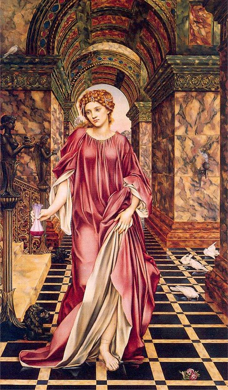 Pre-Raphaelite, paintings, Evelyn De Morgan, Medea 