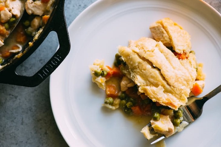 Recipe - chicken Pot Pie - 30 minutes