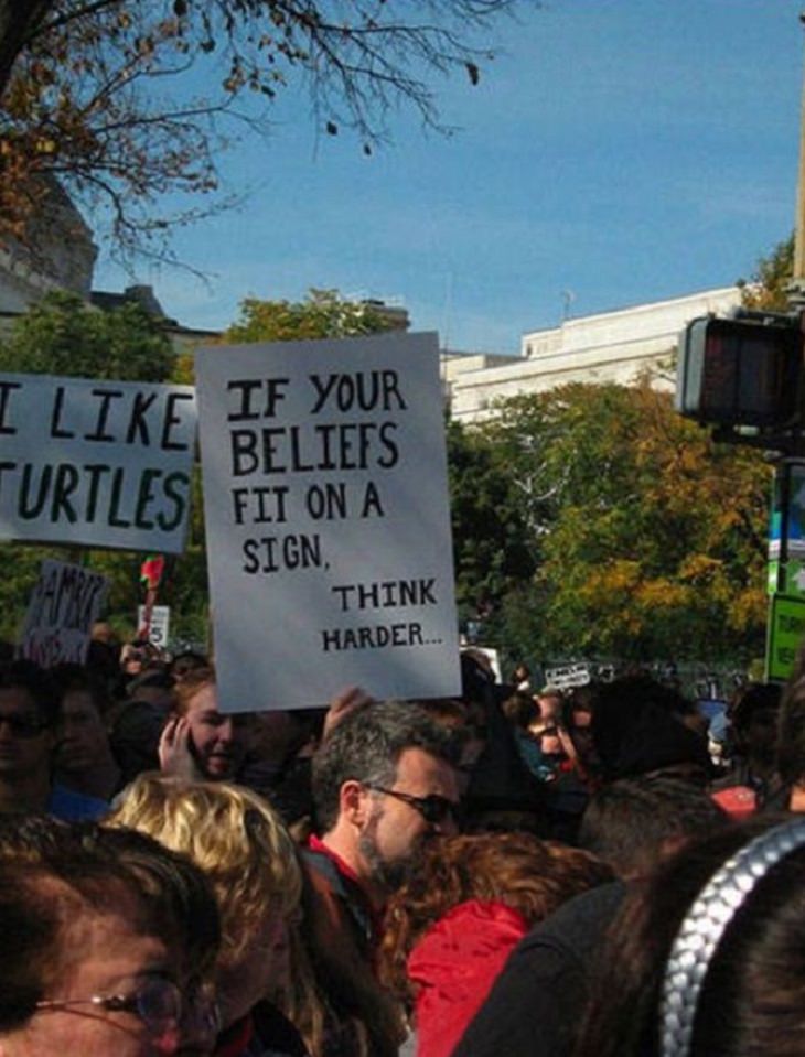 Funny - Protest - Signs