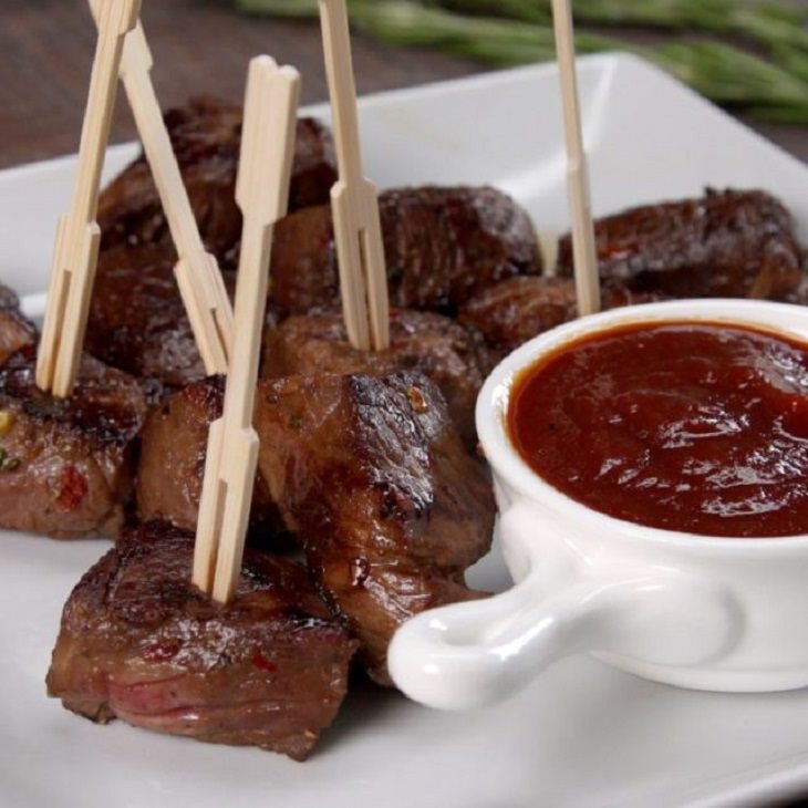 Recipe: Honey Balsamic Steak Bites