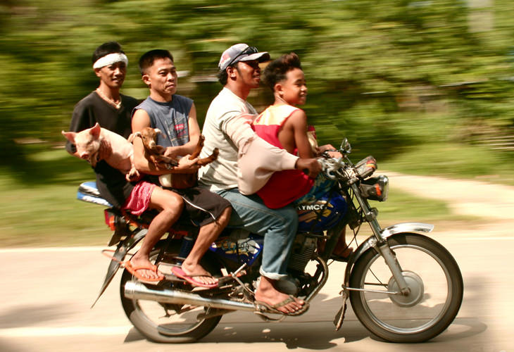 unique modes of transport: Habal Habal