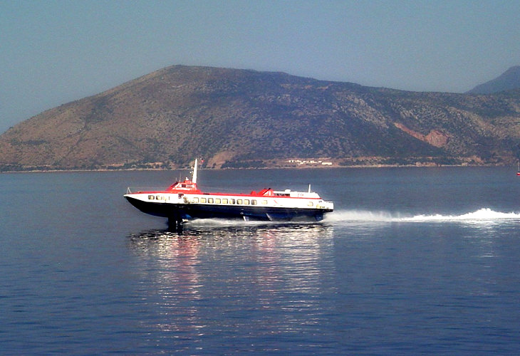 unique modes of transport: Aegean Hydrofoil
