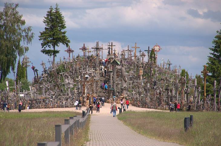 Lithuania, hill of crosses, travel, Christian