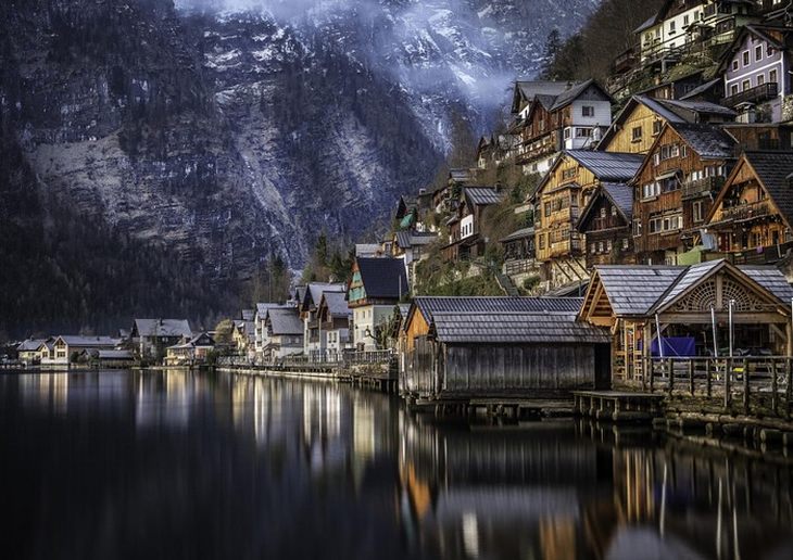 reflejos agua Austria