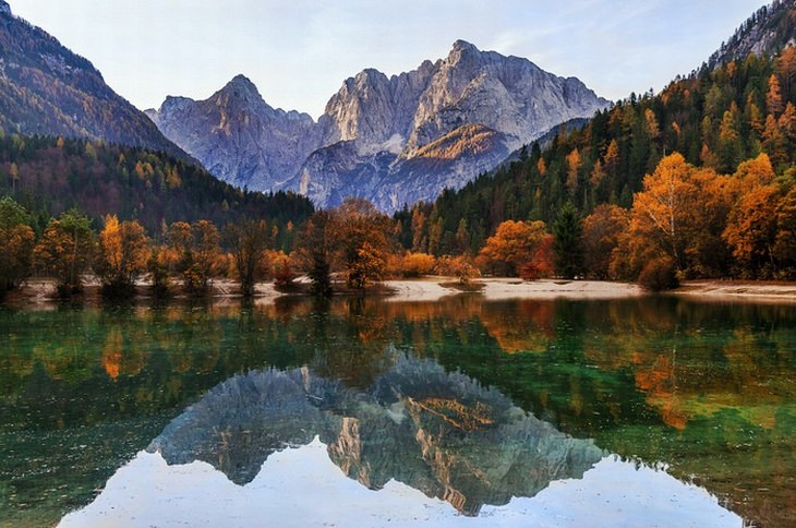 reflejos agua Eslovenia