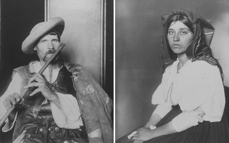 Early 20th Century US Immigrant Portrait Photos