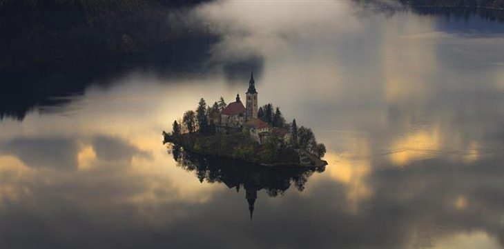 reflejos agua Eslovenia