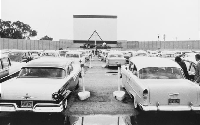 1950s drive-in movie
