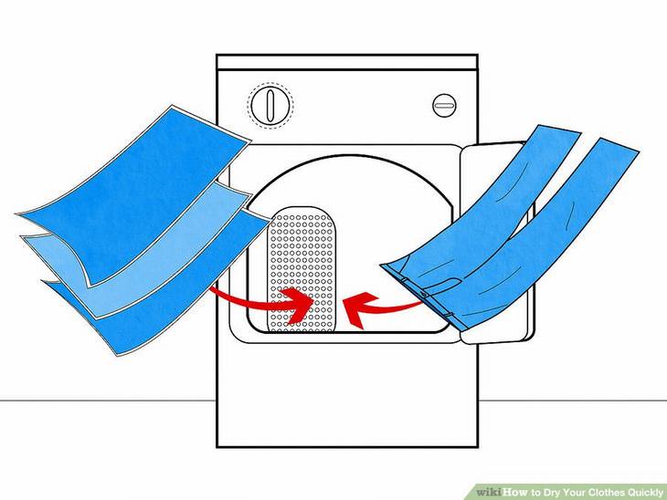 drying clothes quickly