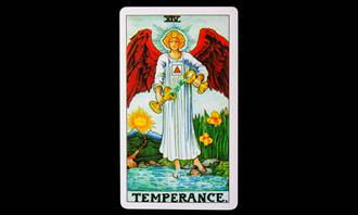 Temperance tarot card