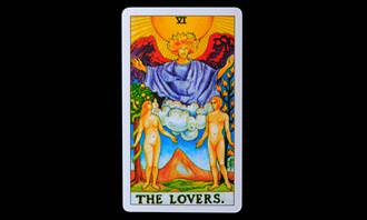 The Lovers tarot card