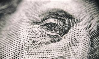 eye on dollar bill