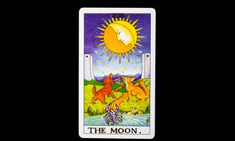 The Moon tarot card