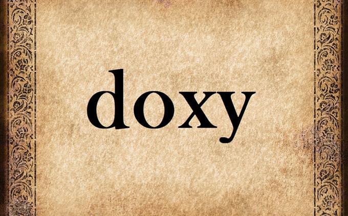 'doxy' on old parchment