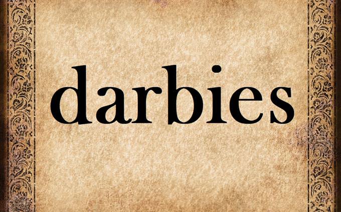 'darbies' on old parchment