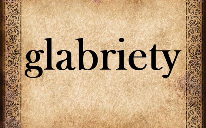 'glabriety' on old parchment