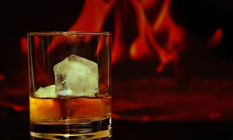 whiskey on the rocks