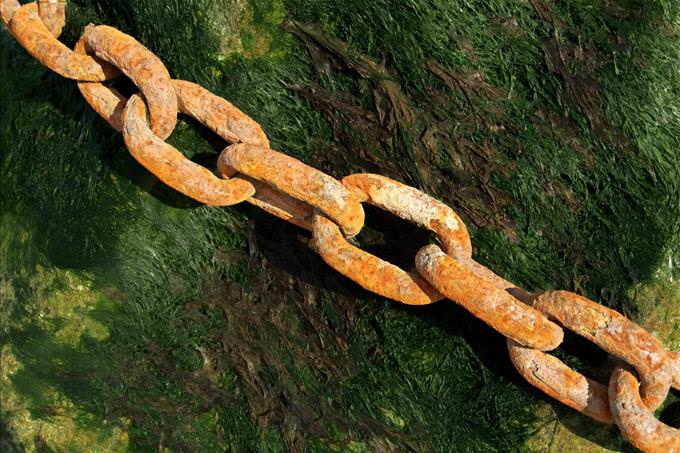 rusty chain