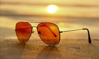 sunglasses in the sun