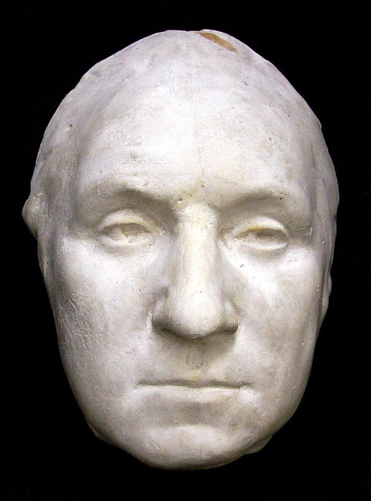 14 Death Masks of Famous People