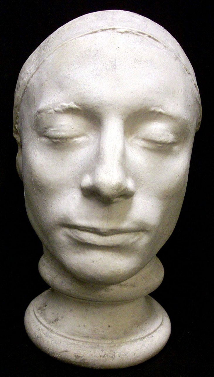 14 Death Masks of Famous People