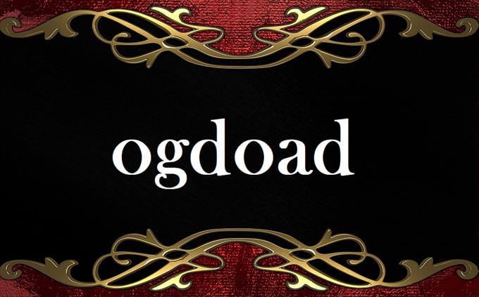 'ogdoad' on formal background